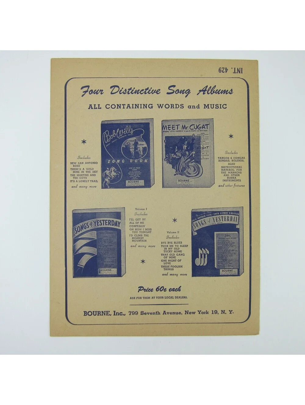Sheet Music I'm Gonna Love That Guy Frances Ash Kay Armen Cover Vintage 1945